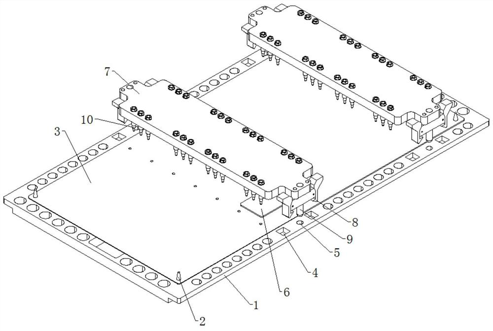 Server PCBA welding and pressing device