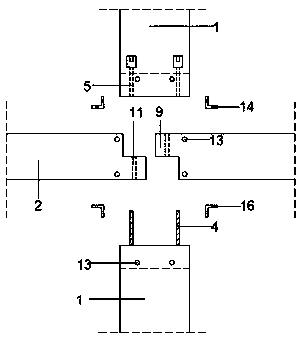 Reinforced fabricated beam-column connection joint