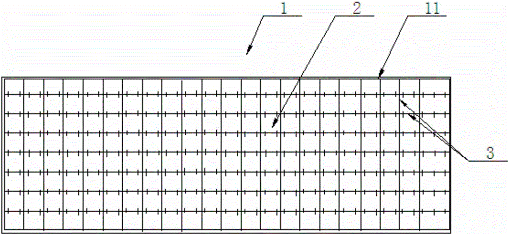 Immersed tube tunnel dry dock bottom floating layer structure with ultra-filtration drainage grooves