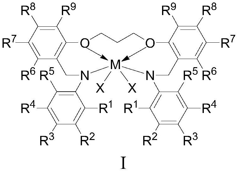 A kind of arylamino ether metal complex, its preparation method and application