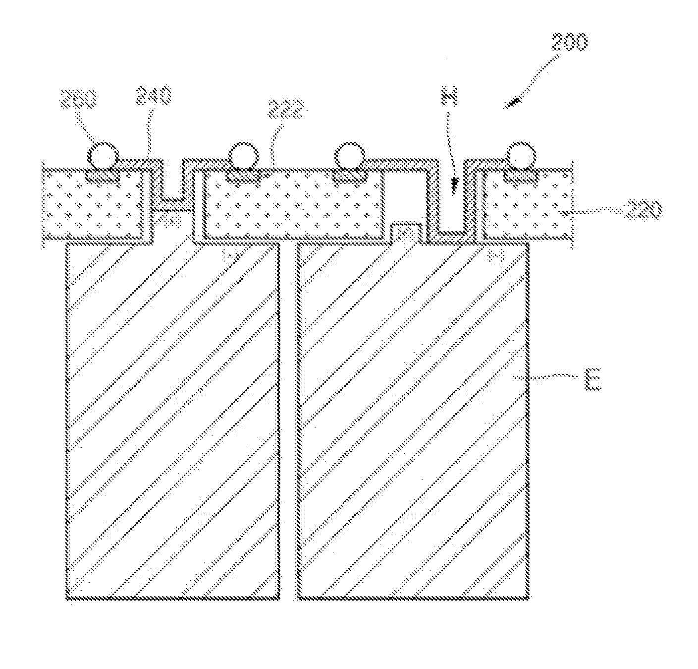 Battery assembly using printed circuit board substrate including bus bar