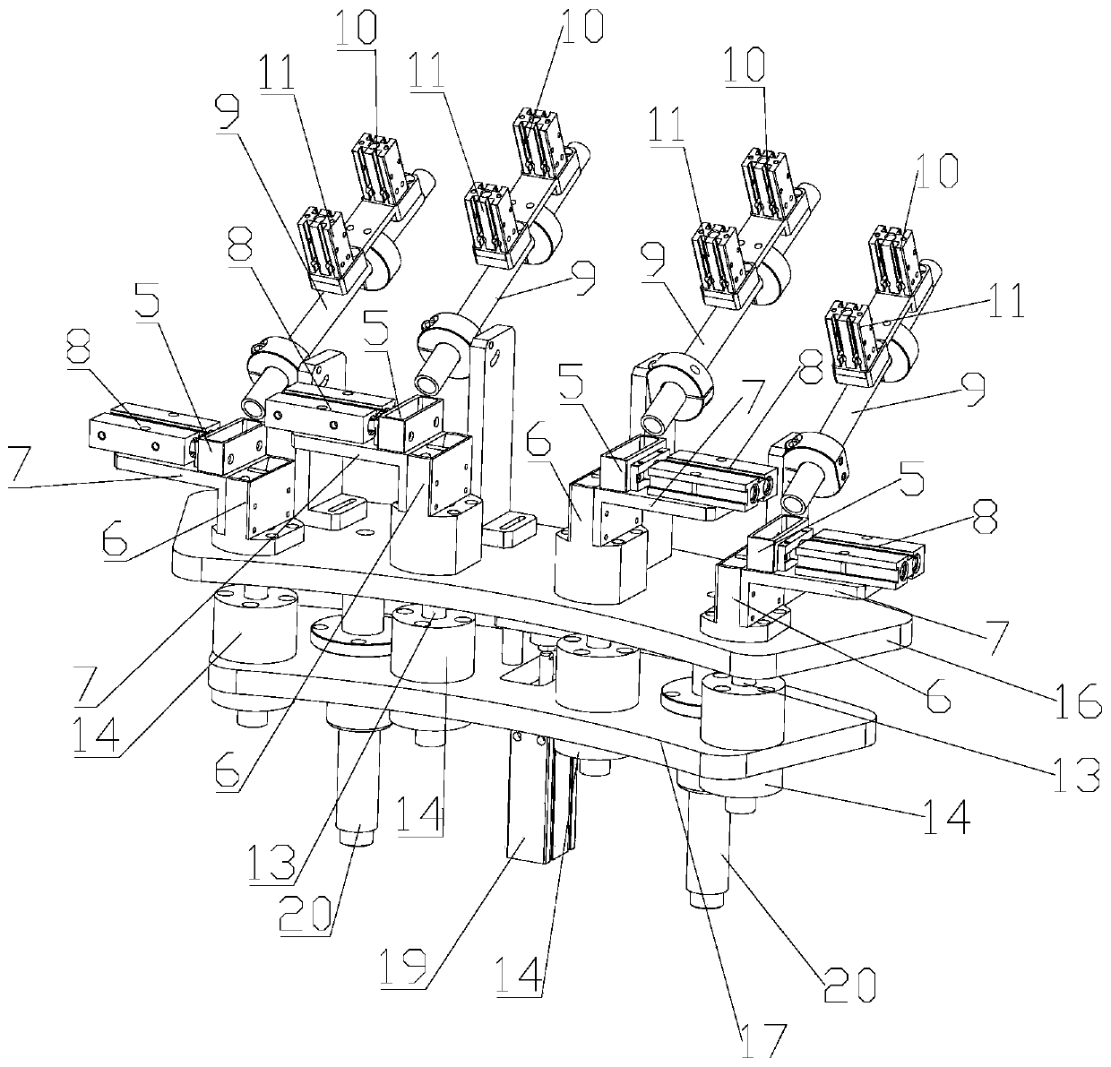 Cartridge case feeding device