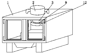 Surface cleaning device for mold machining