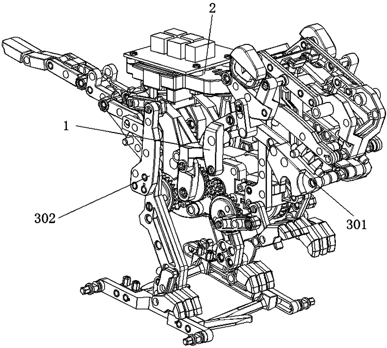 Connecting rod type DIY (do-it-yourself) multi-mode transmission device