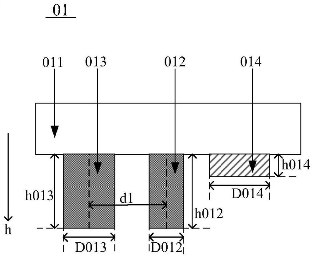 Chip transfer method, chip and target substrate