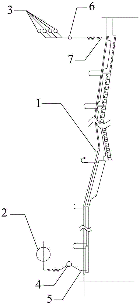 A leak detection device for blast furnace stave