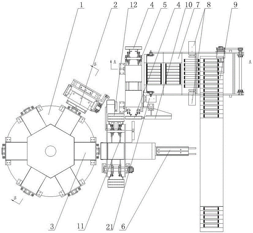 Horizontal feeding packaging machine