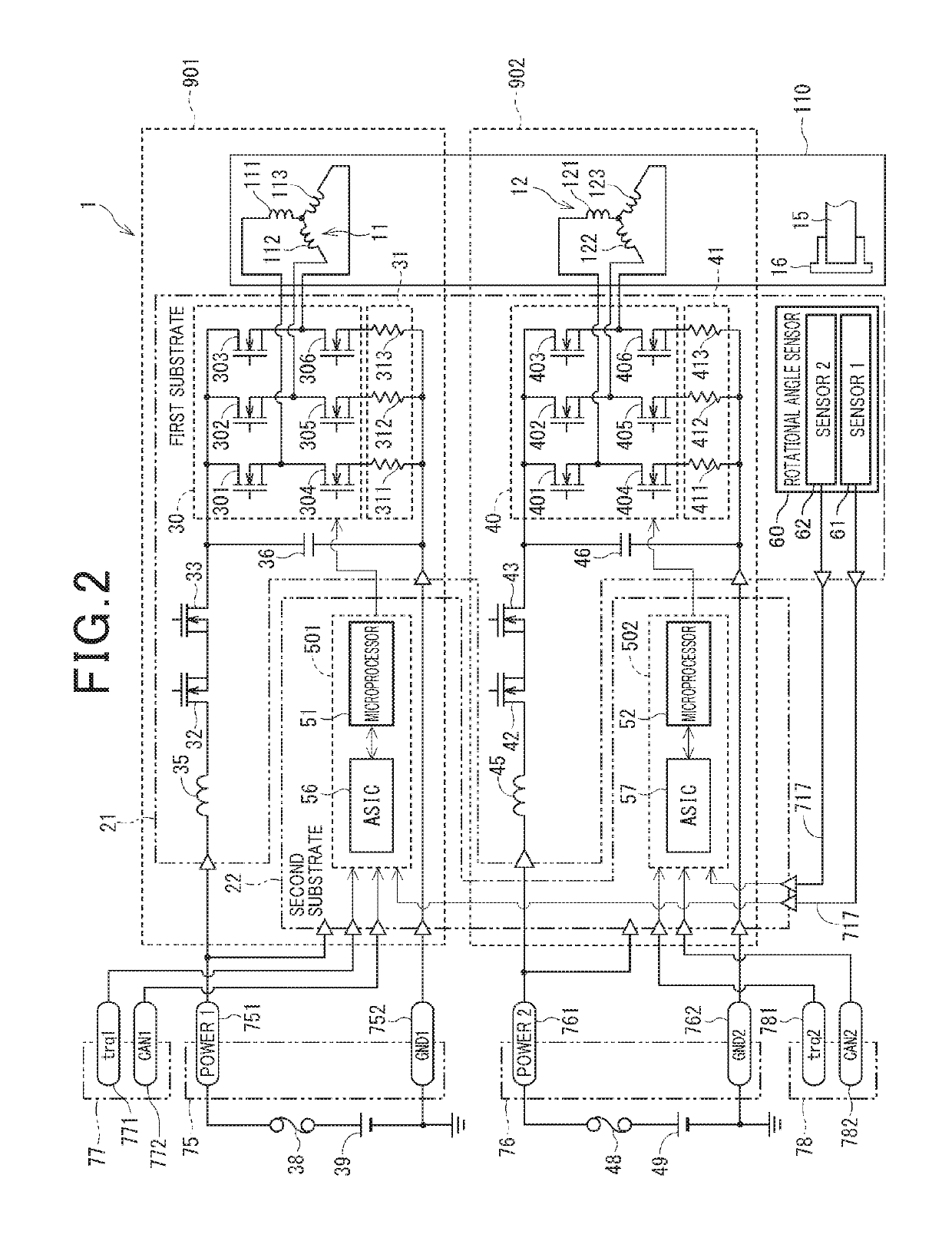 Drive apparatus and electric power steering apparatus using the same