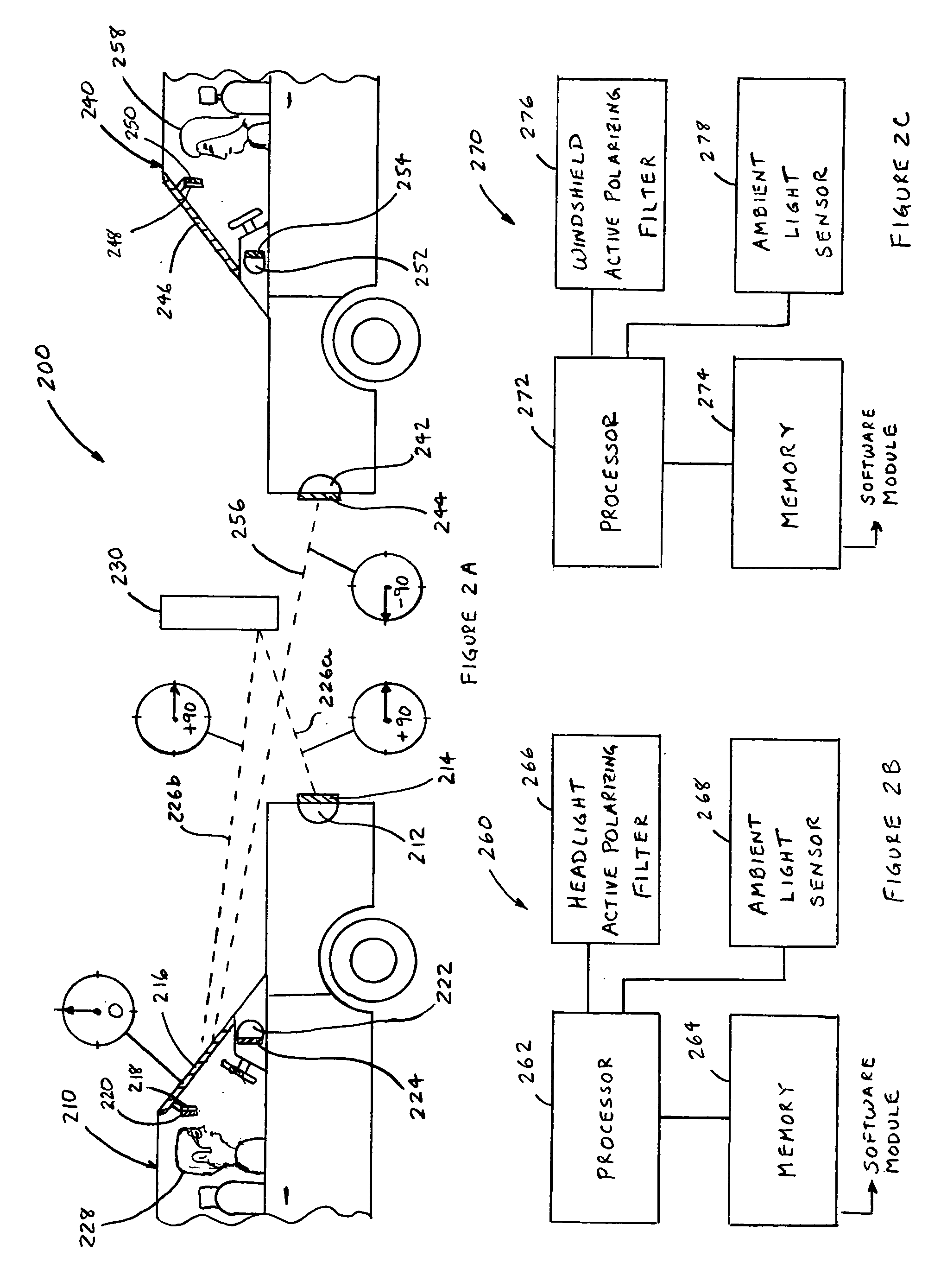 Selective light transmitting and receiving system and method