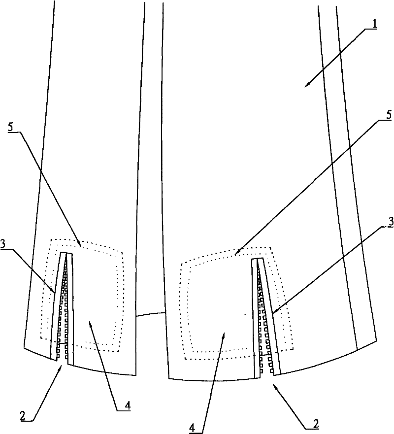 Structure of foot-protection article storage bag of raincoat