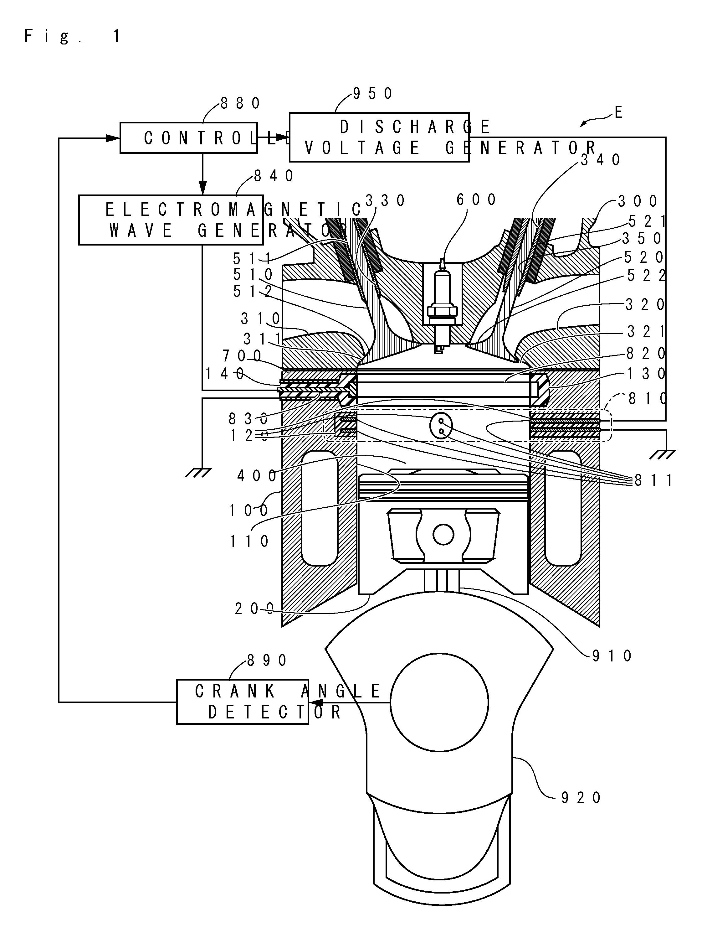 After-treatment apparatus for exhaust gas in a combustion chamber