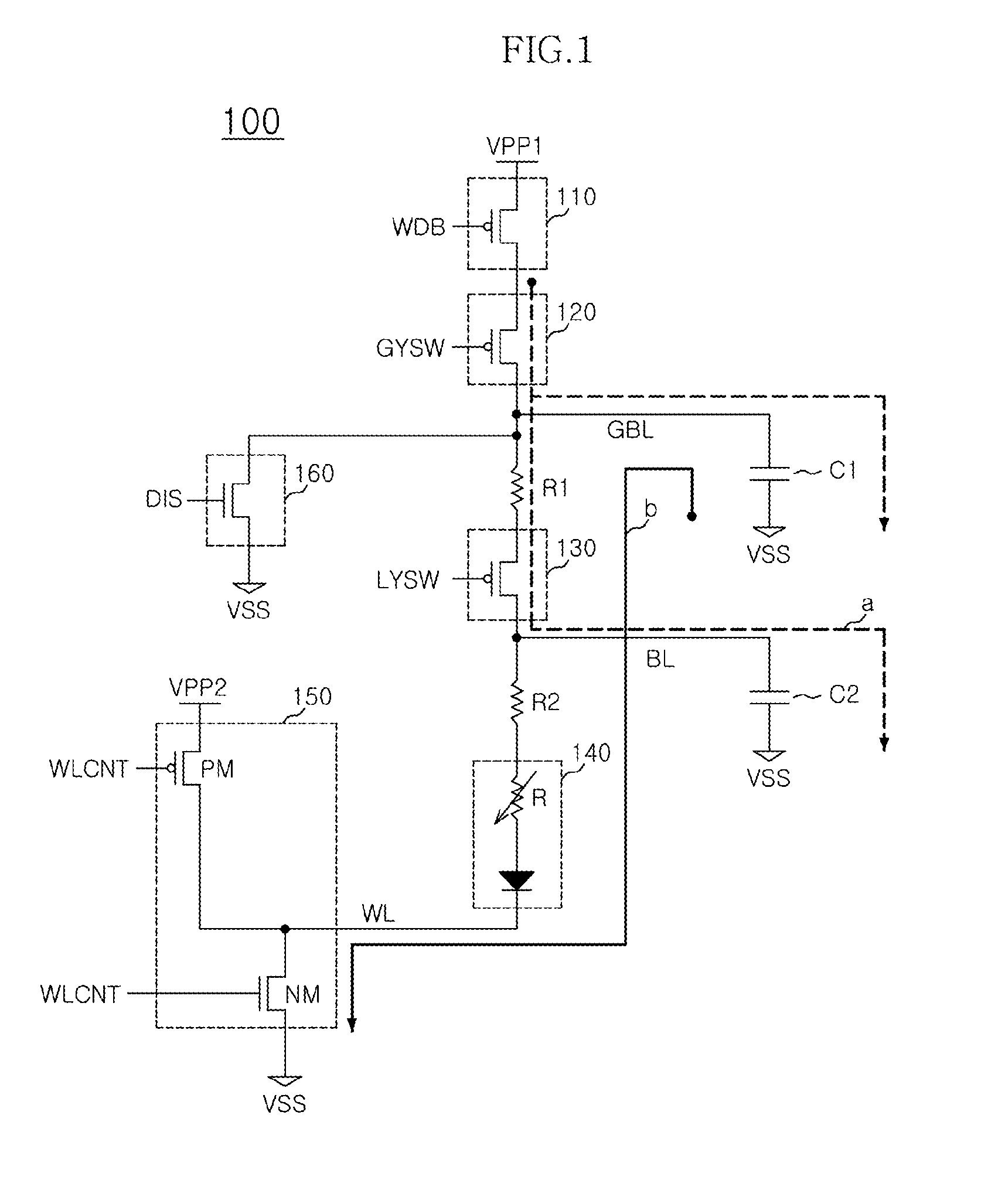 Semiconductor memory device including write driver and method of controlling the same