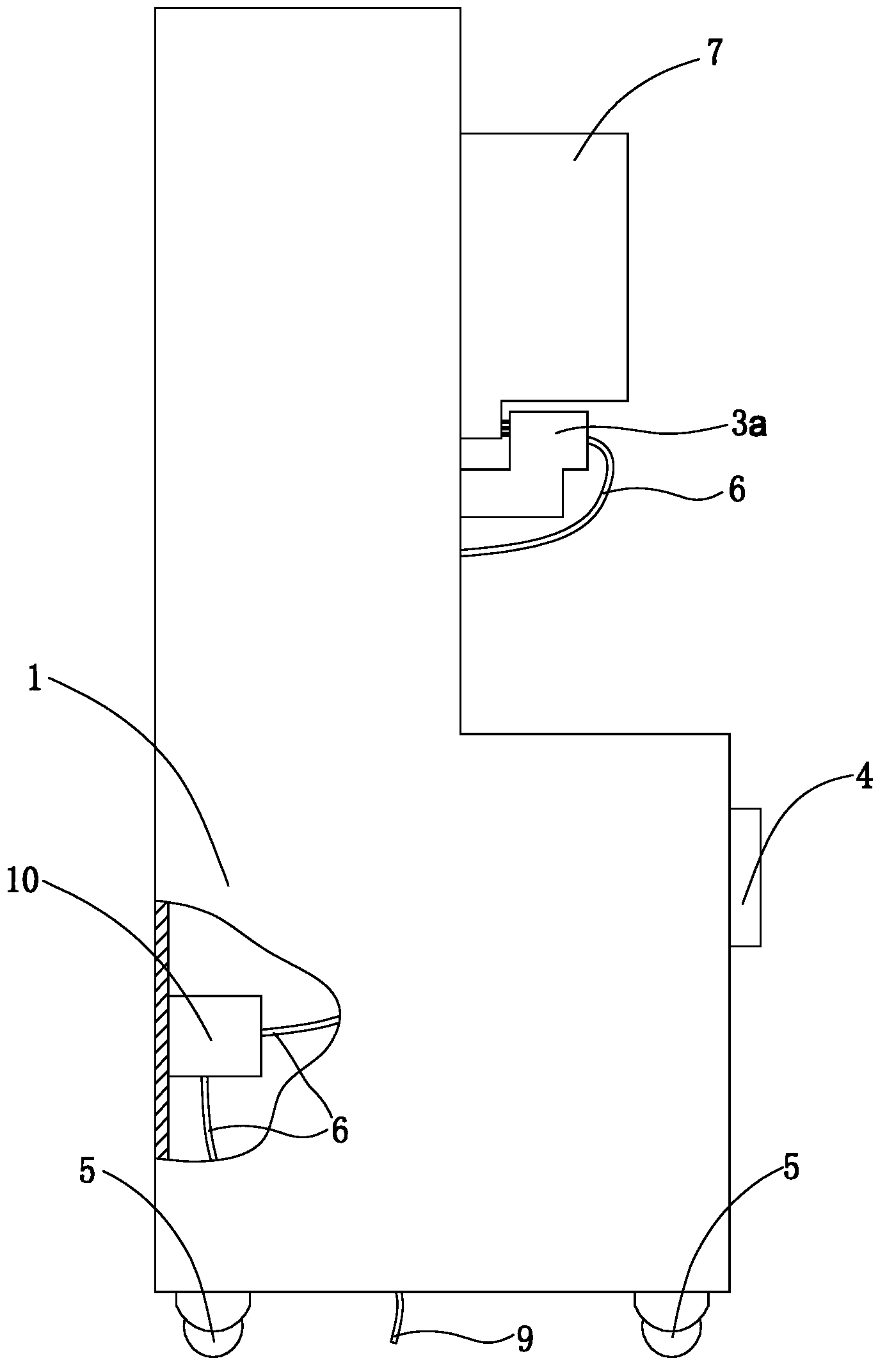 Debugging device applied to pairing of negative control terminal and ammeter