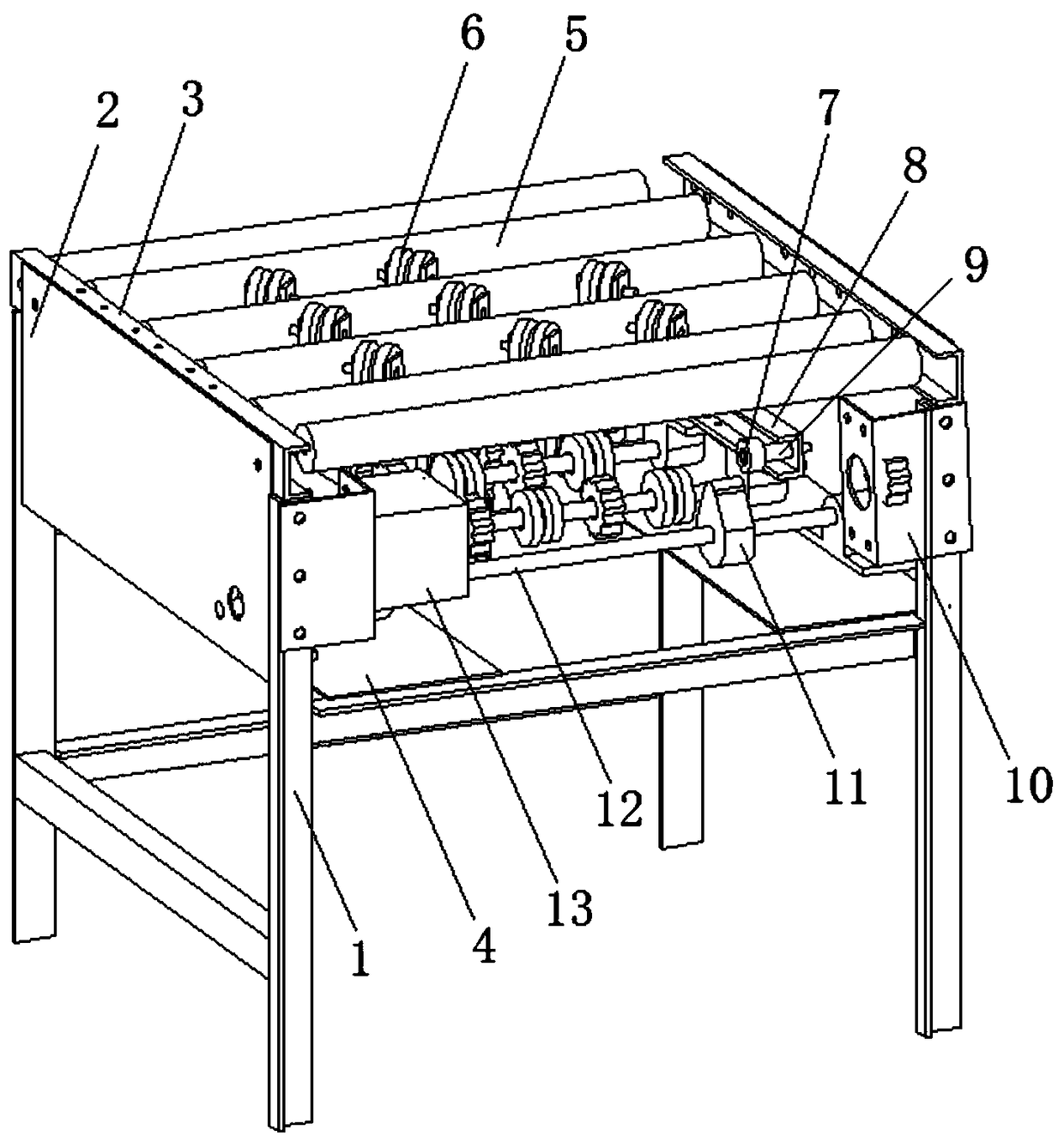 Mail automatic sorting device