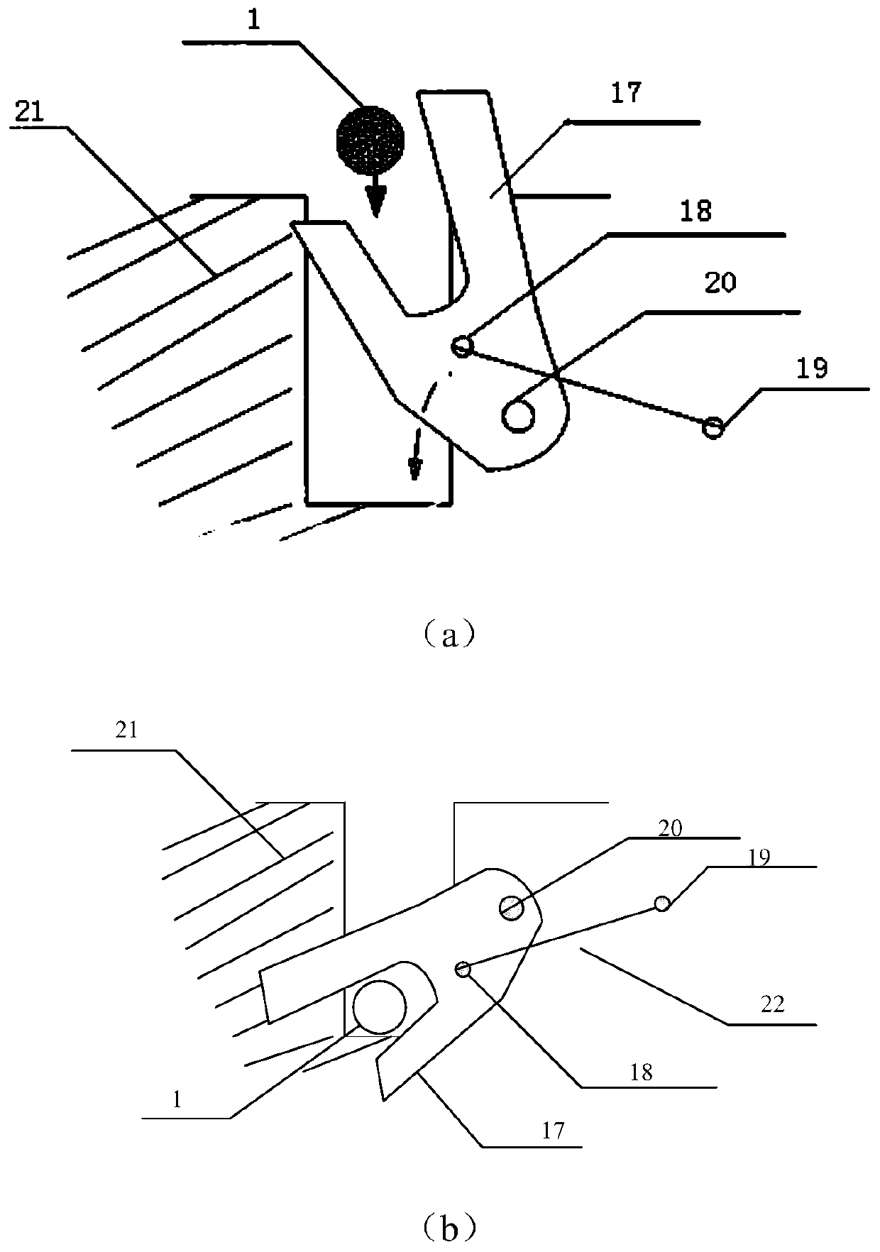 Signboard automatic signboard turnover and replacement device and using method thereof