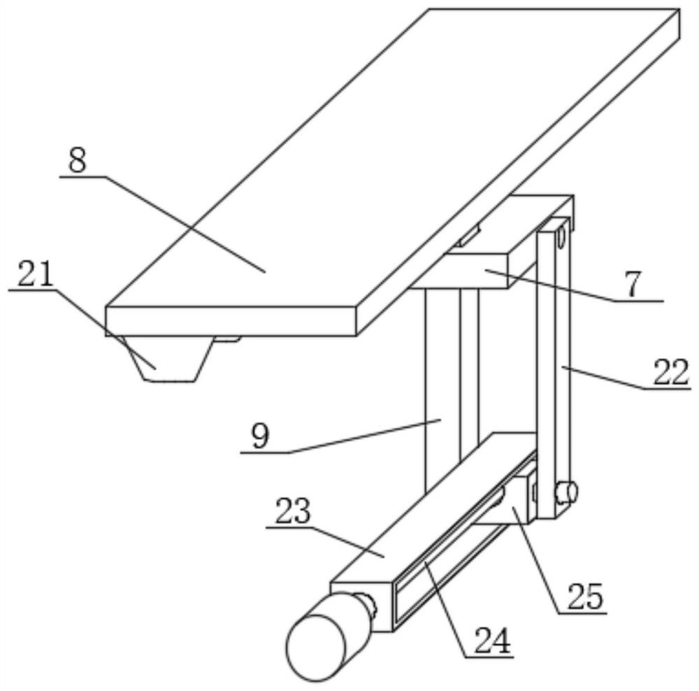 Glass test tube shaking device for detection in hematology department