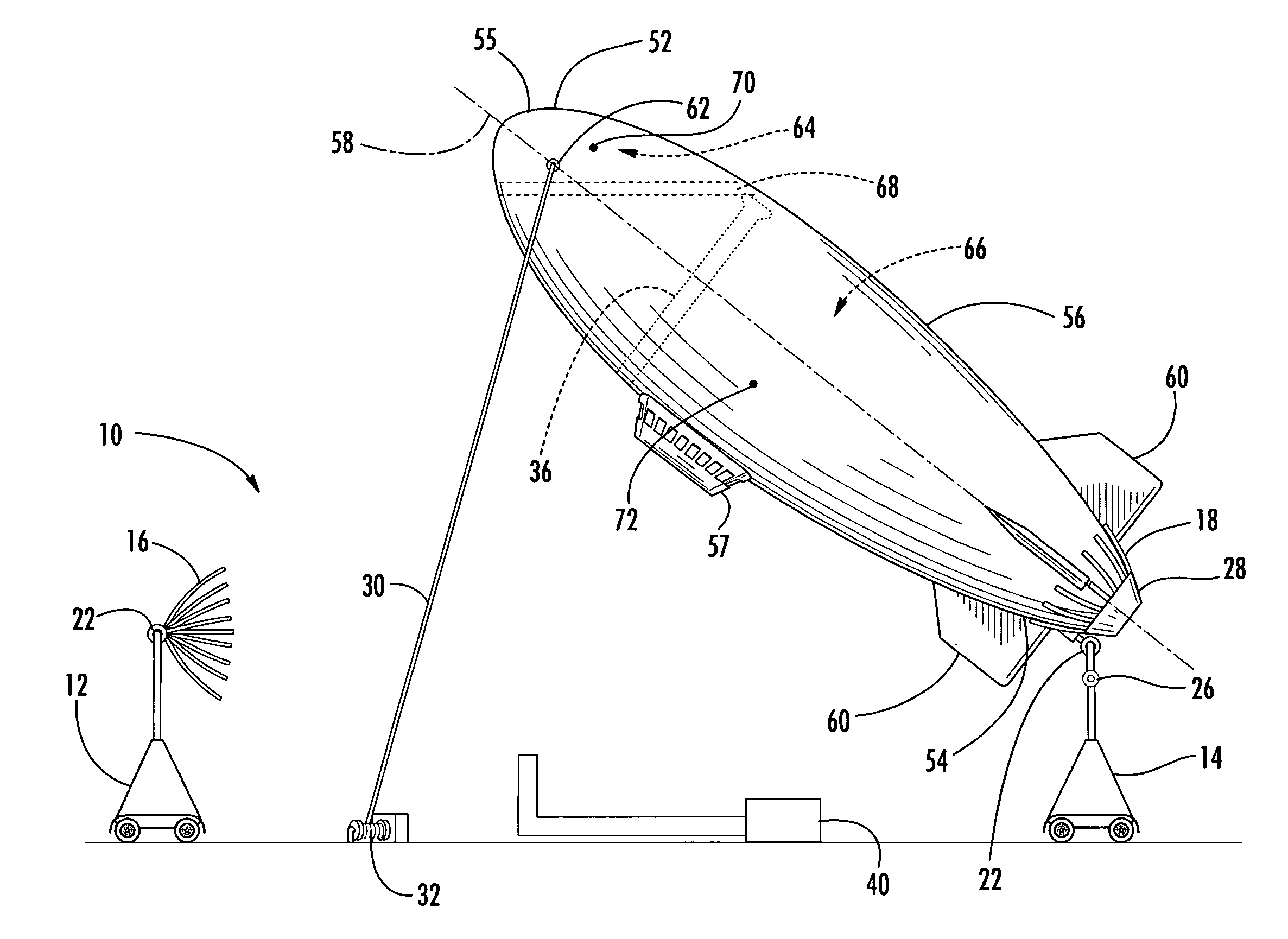 Apparatus and method for lighter-than-air aircraft