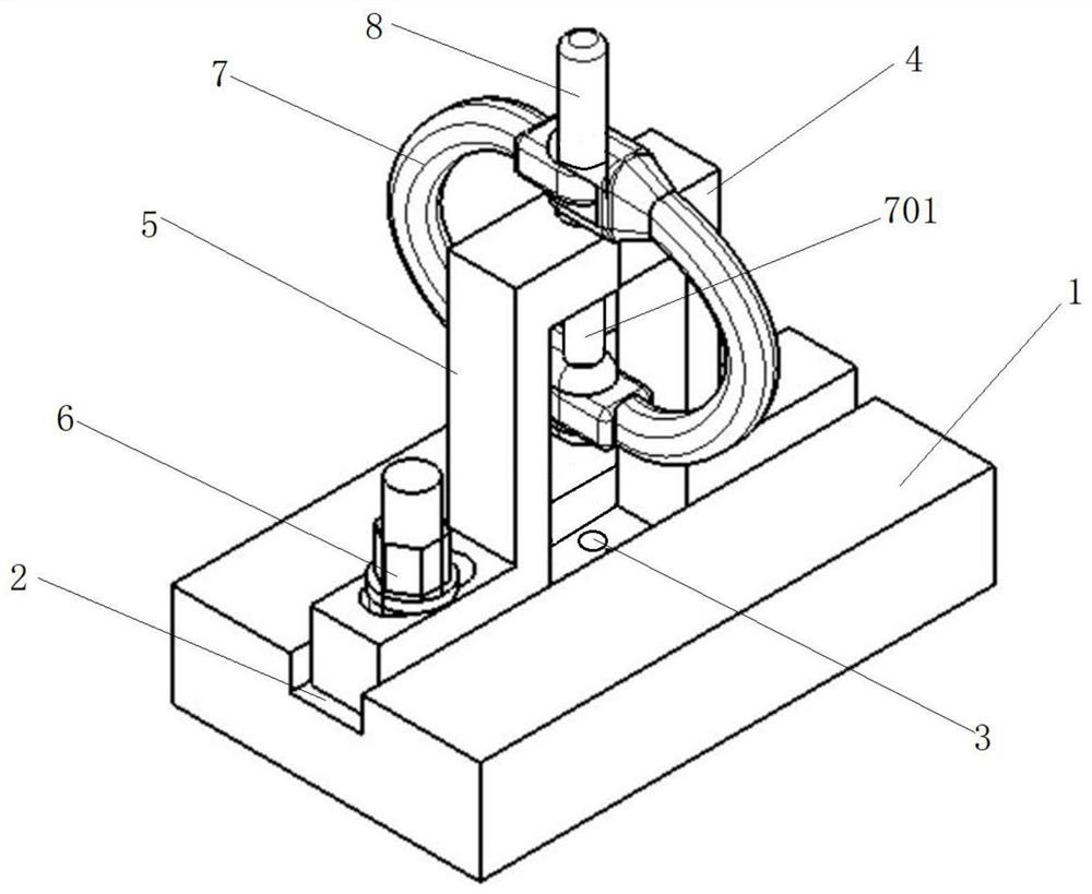 Butterfly shackle dismounting device