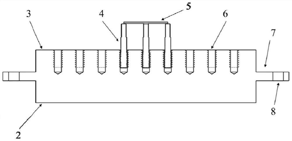 Basal plate for realizing stress in-situ measurement through combination of finite elements, for laser engineered net shaping