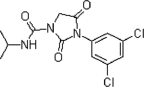 Sterilization composition containing kresoxim-methyl and iprodione