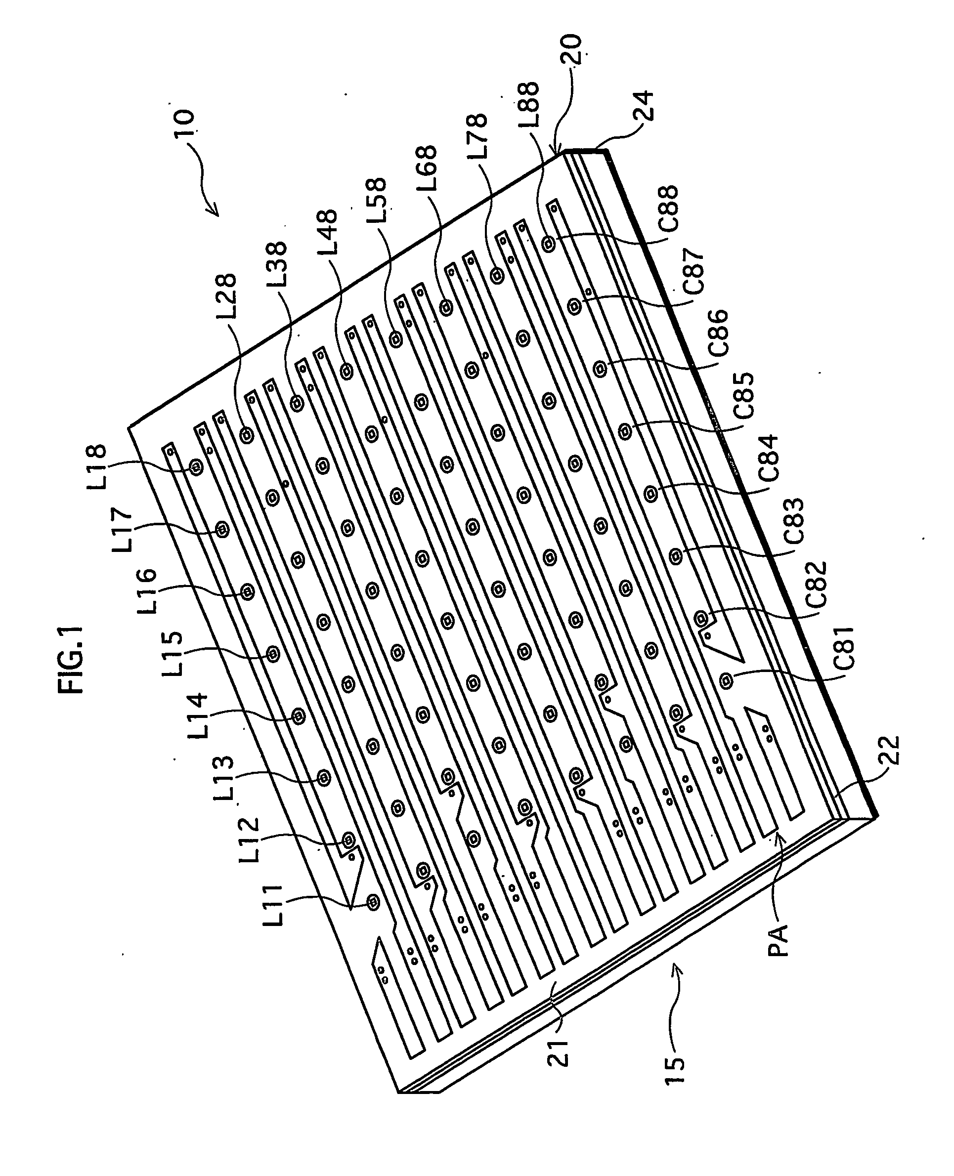 Metal base wiring board for retaining light emitting elements, light emitting source, lightning apparatus, and display apparatus