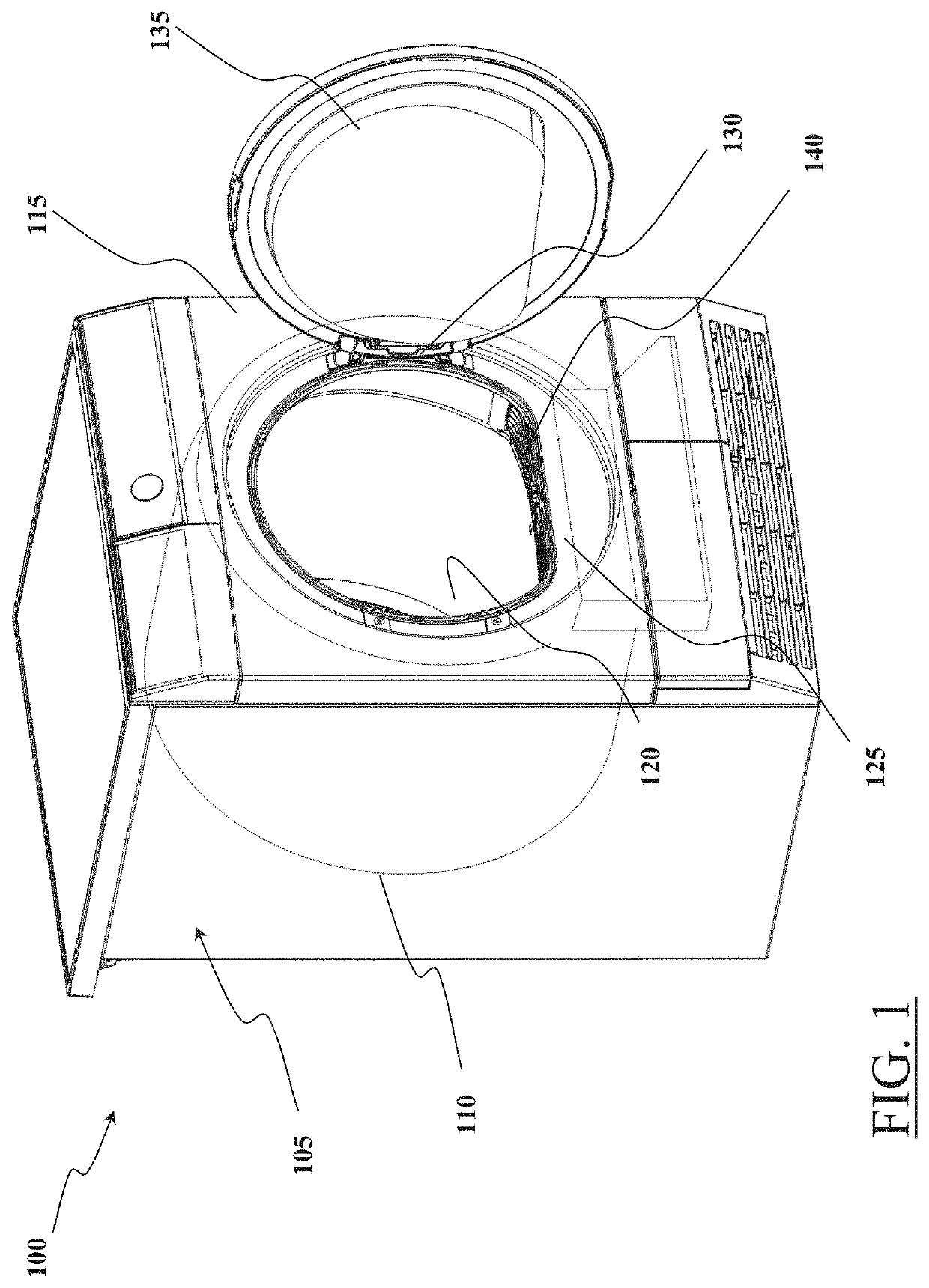 Laundry appliance with capacitive laundry drying degree sensing function