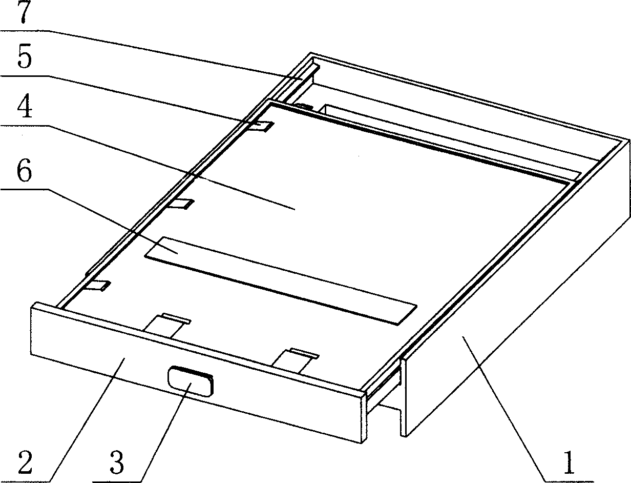 File tray device of remote network seal machine