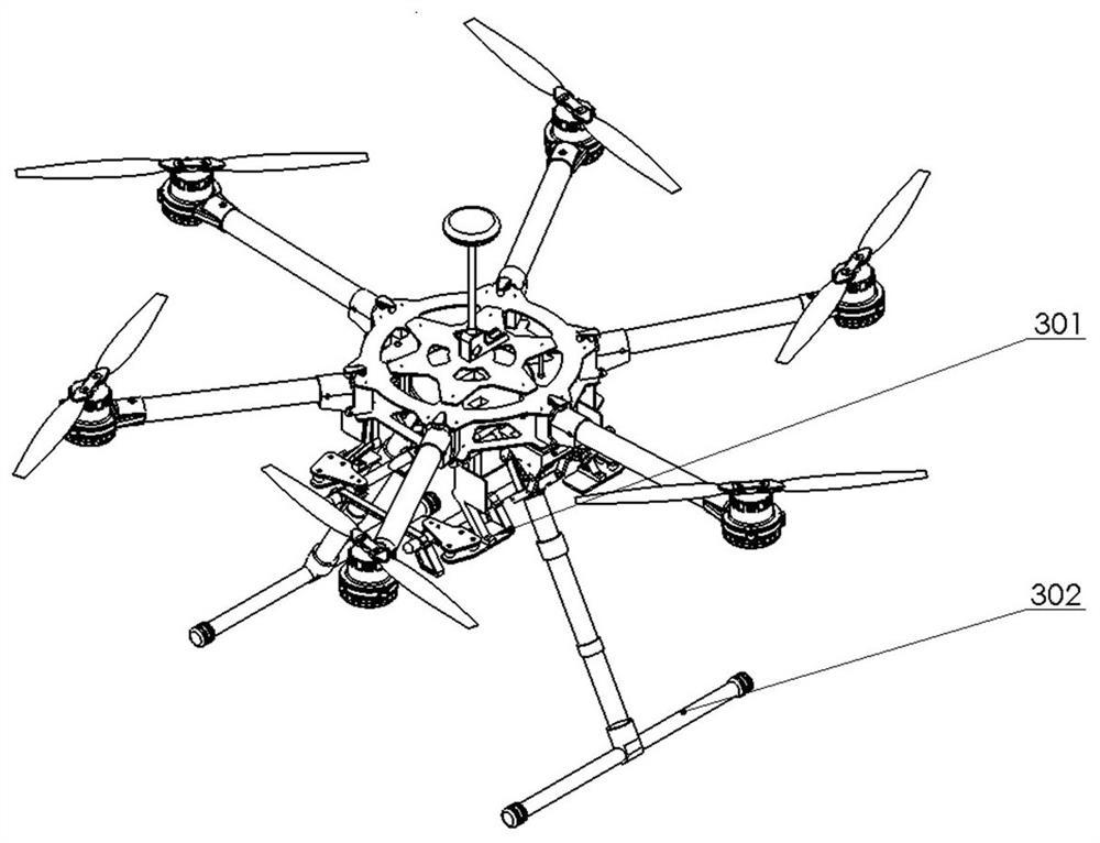 A self-stable multi-UAV landing device based on a parallel four-bar linkage mechanism for an unmanned boat platform