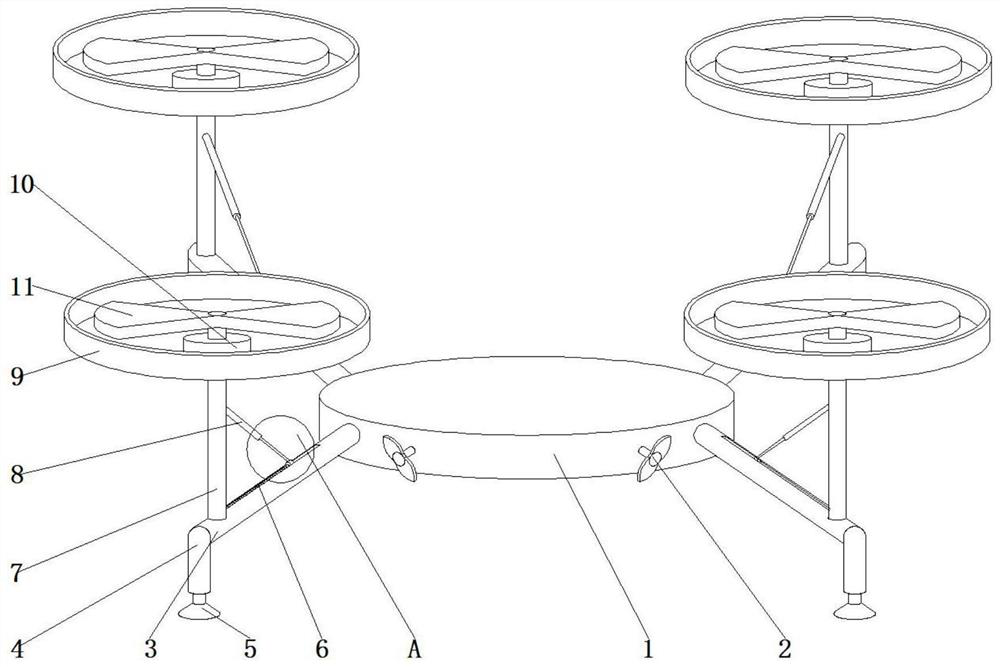 Unmanned aerial vehicle anti-collision device and airborne lens self-cleaning device and method