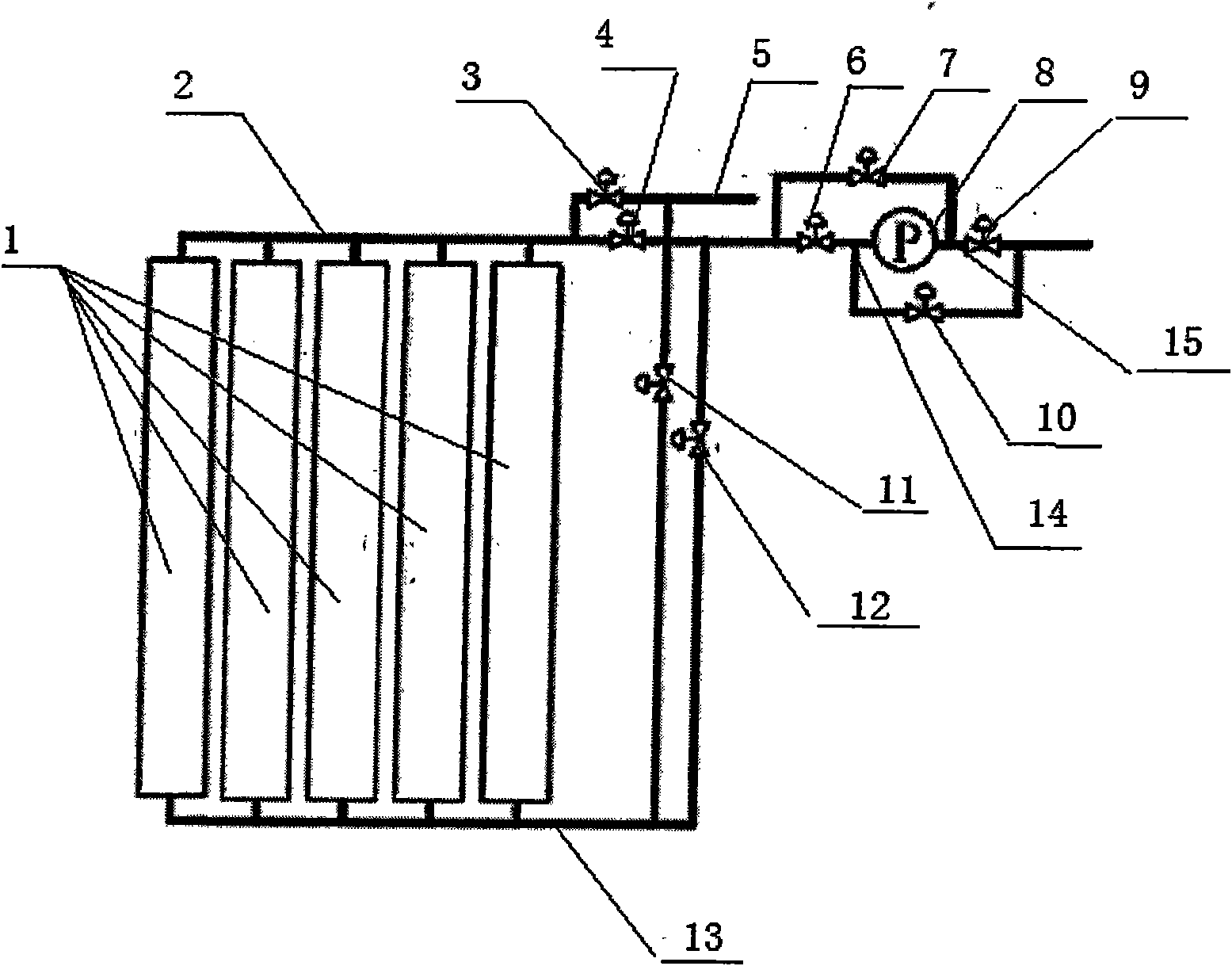 Water treatment system with bidirectional cleaning function