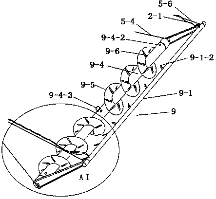 River and lake sediment in-situ loosening remediation system and using method thereof