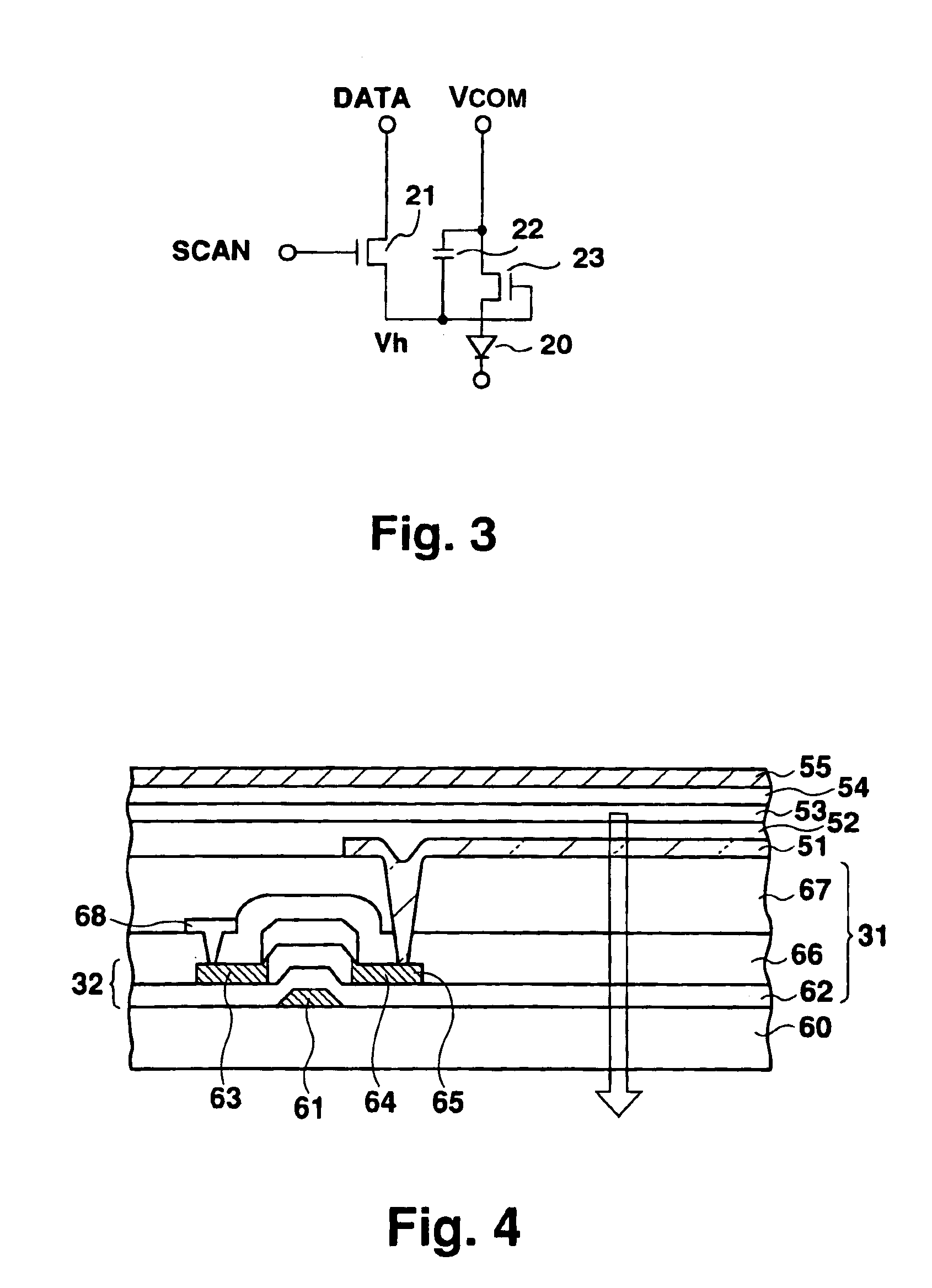 Active-type electroluminescent display