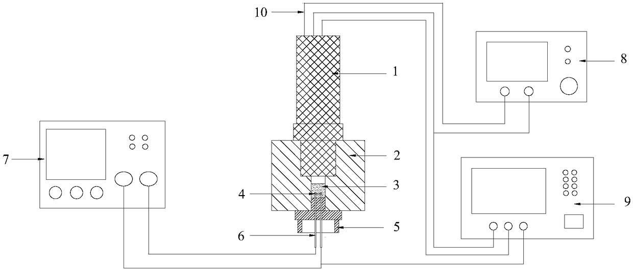 Constant-capacity combustion pressure testing device for micro-nano energetic material