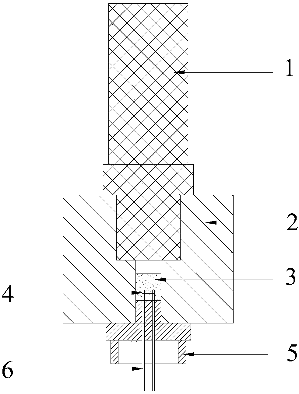 Constant-capacity combustion pressure testing device for micro-nano energetic material