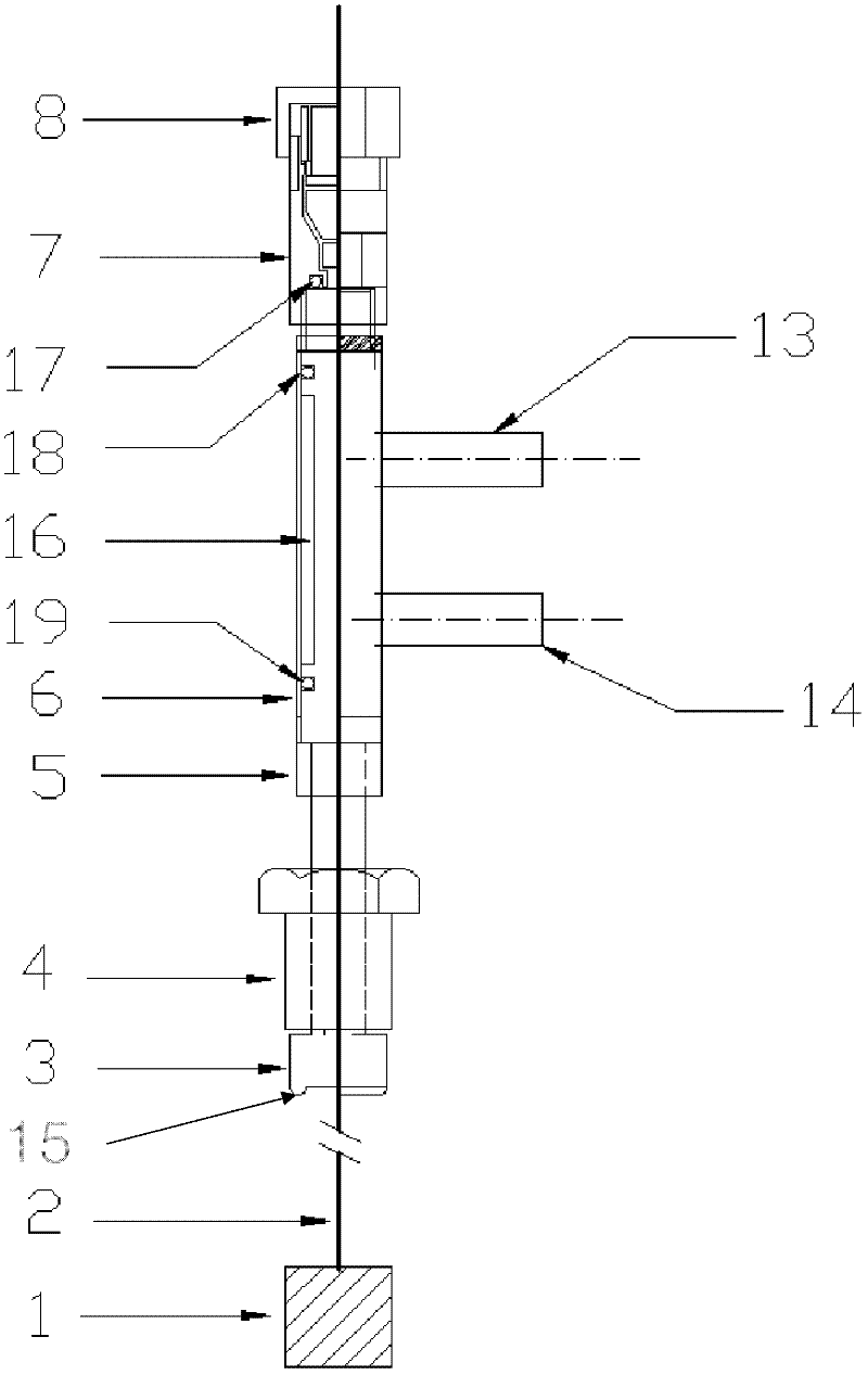 Working electrode for realizing electrochemical test of high-temperature high-pressure water system