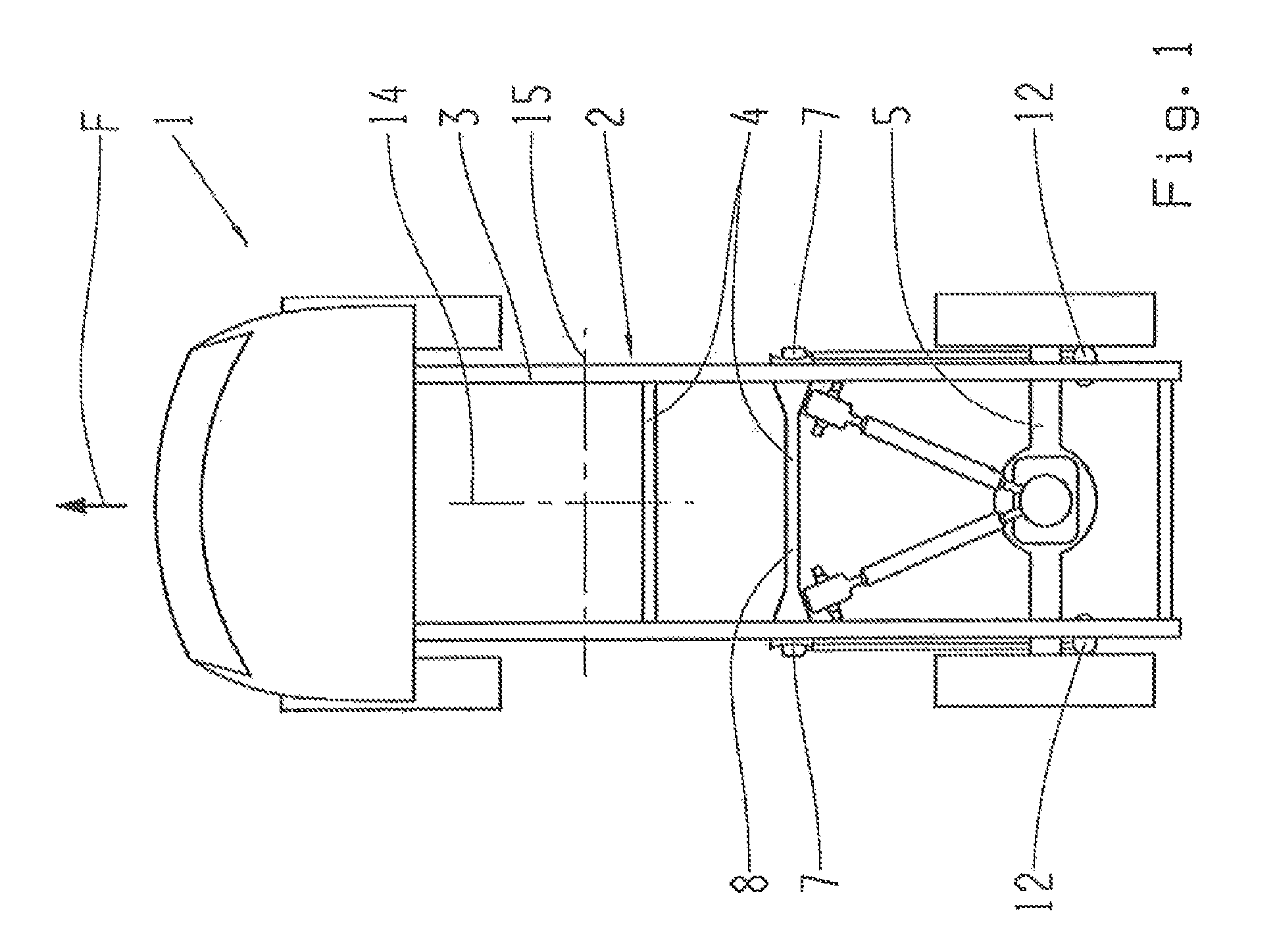 Motor vehicle with a vehicle frame