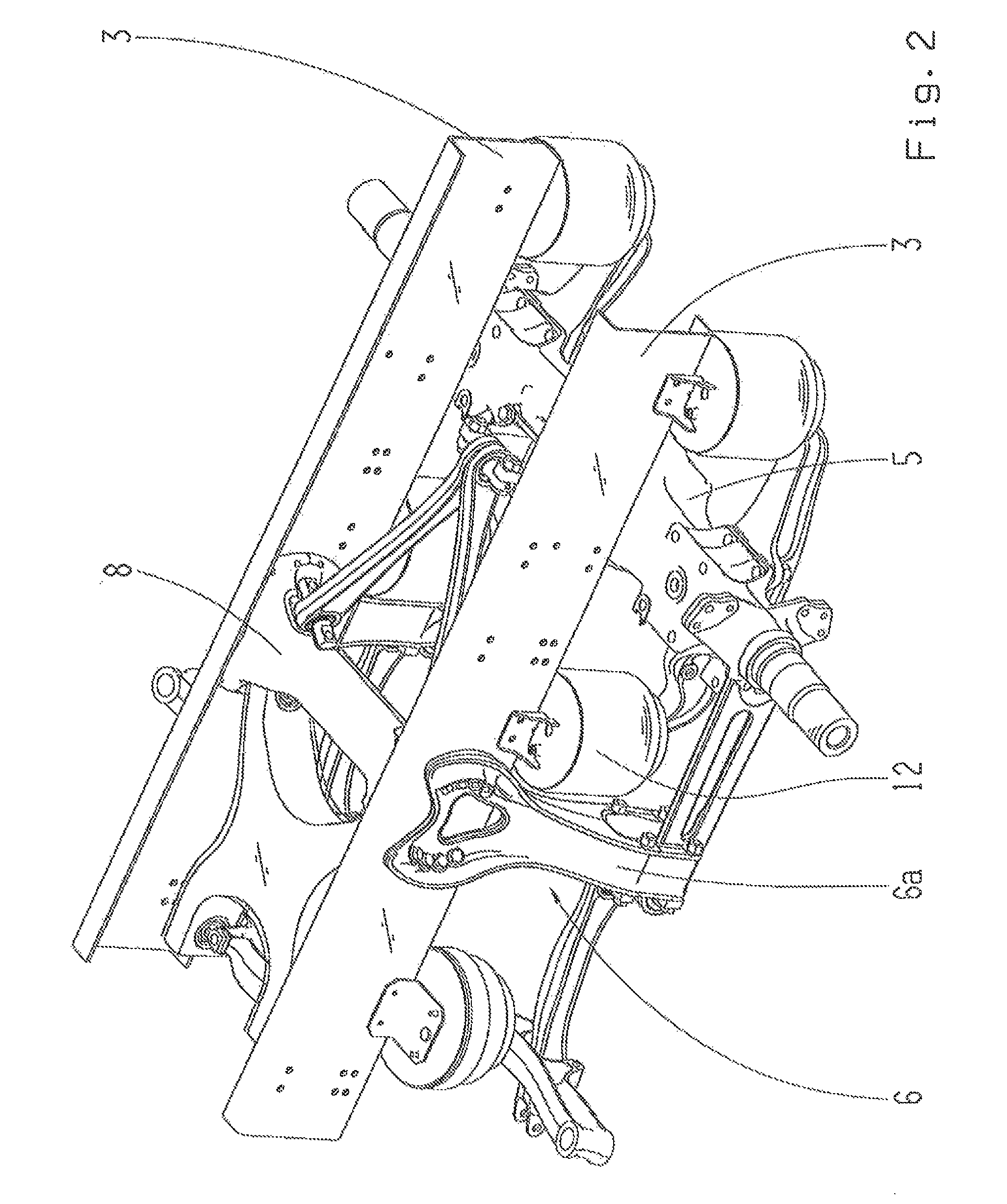 Motor vehicle with a vehicle frame