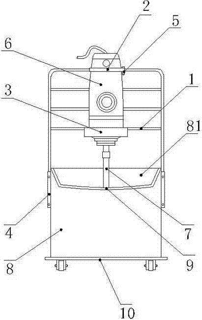 Automatic discharging mini-type mixer