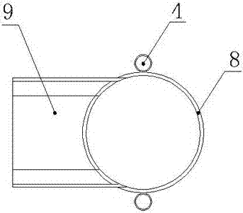 Automatic discharging mini-type mixer