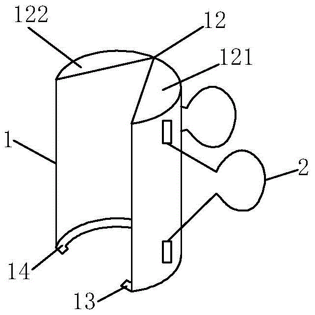 Direct ophthalmoscope dustproof clamp sleeve for ophthalmology department