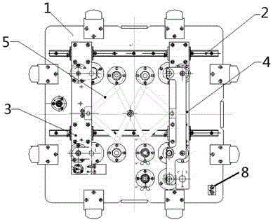 A transportation device used in the engine production process