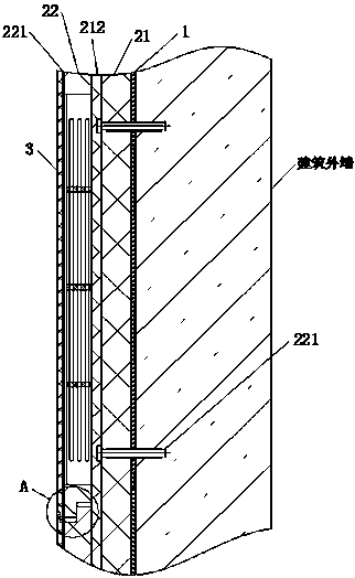 Building outer wall composite insulation board