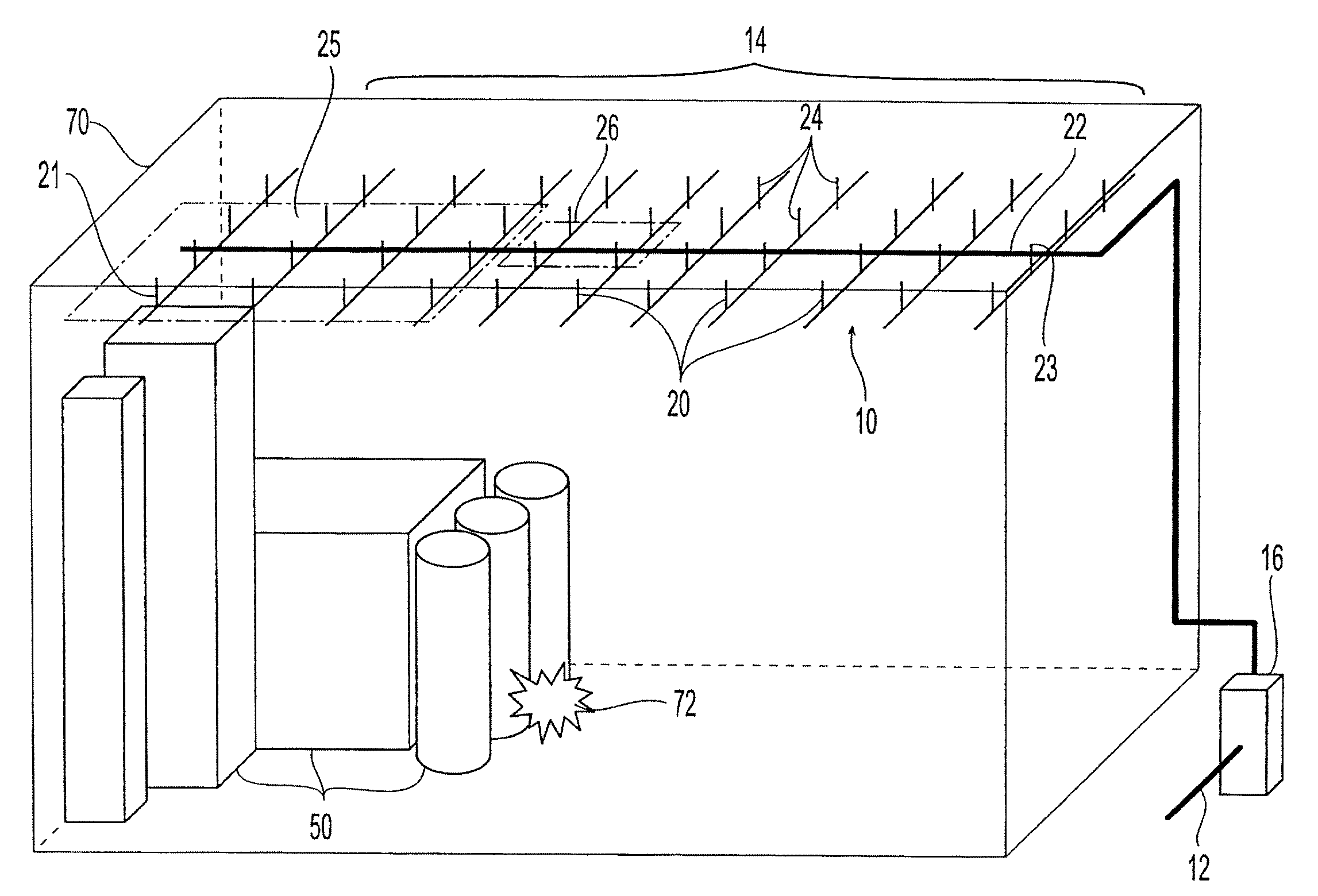 Ceiling-only dry sprinkler systems and methods for addressing a storage occupancy fire