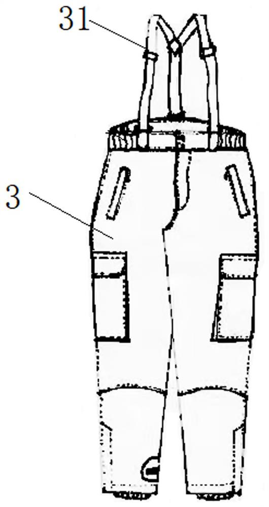 High and cold protection suit and use method thereof