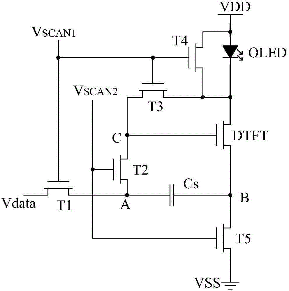 Pixel circuit, driving method of pixel circuit, and display device adopting pixel circuit
