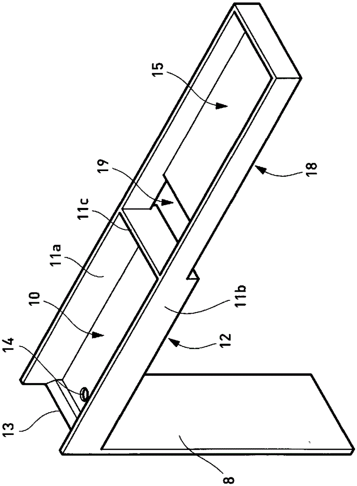 Battery with electrolyte mixing device