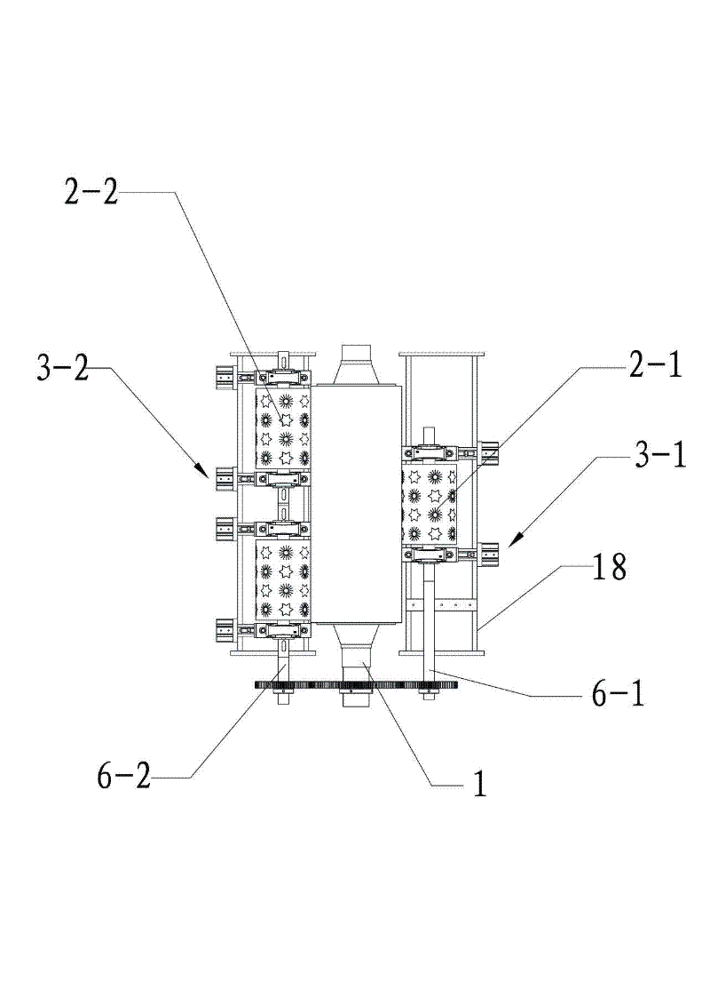 Embossing device for use on paper towel processing equipment and embossing production technology thereof