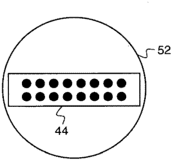 Etendue reduced stereo projection using segmented disk