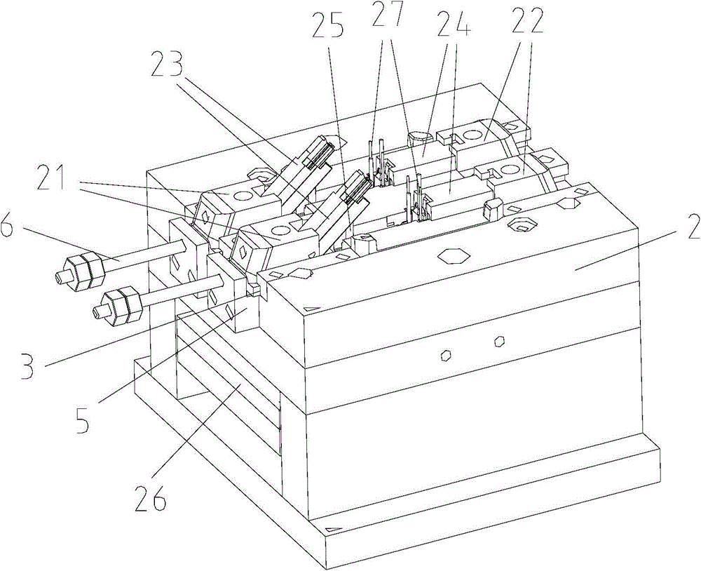 Injection mold with insert assembling structure