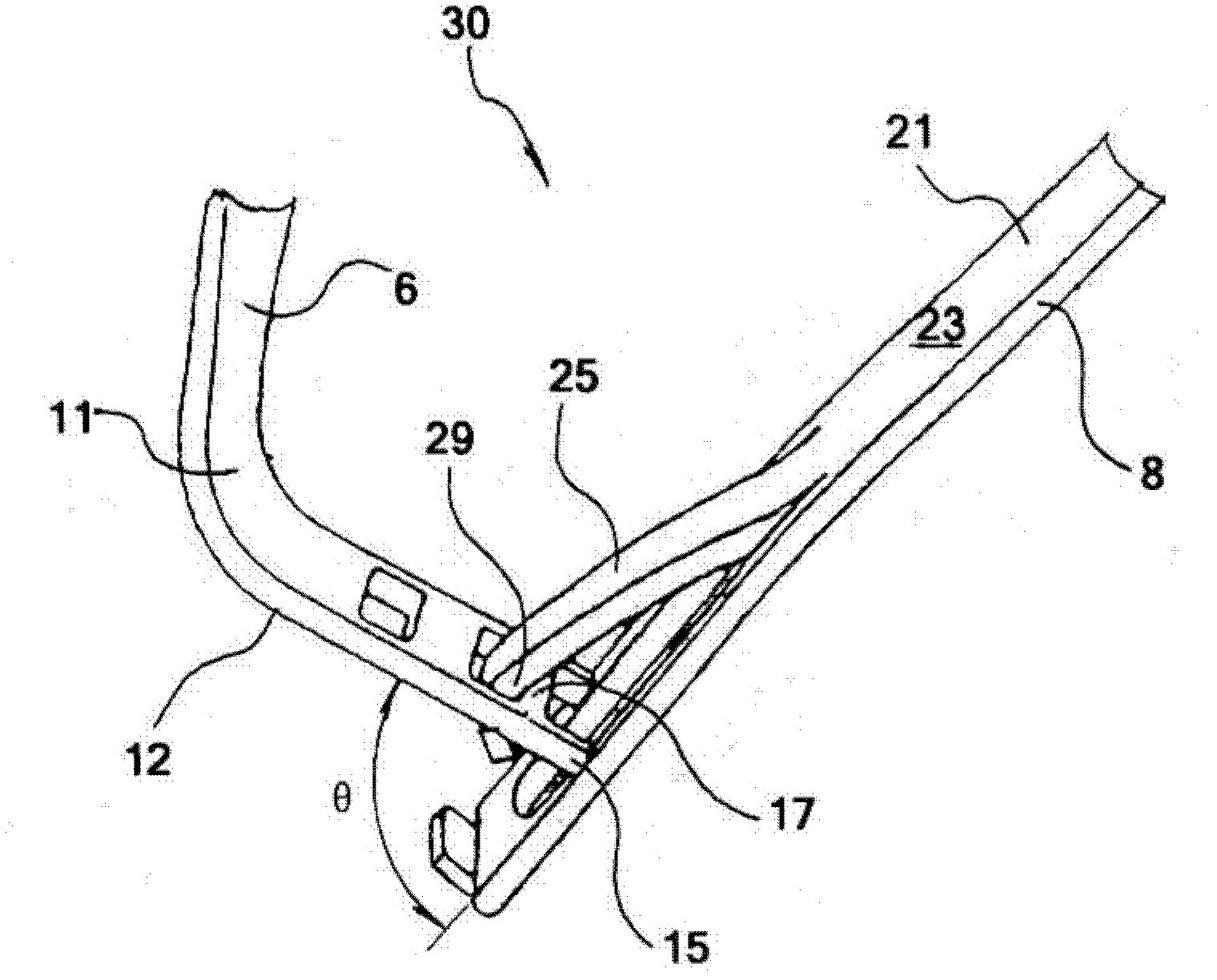 Pivot connection device of glasses earpiece and endpiece
